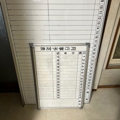 ホワイトボード2枚セットの画像