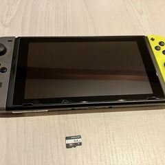 Nintendo Switch 本体　Joy-Con SDカード