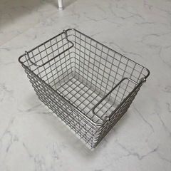 無印良品 ステンレスワイヤーバスケット
