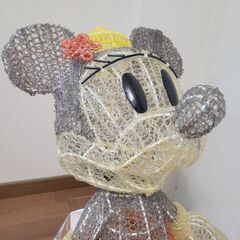 希少 Disney LED BIG ミニー ミッキー2体 3Dモチーフライト