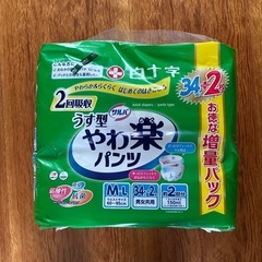 大人用、リハビリパンツ(排尿2回分吸収)