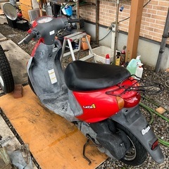 レッツ4ジャンク エンジンジャンプでセル始動したが止まった 不動車
 の画像