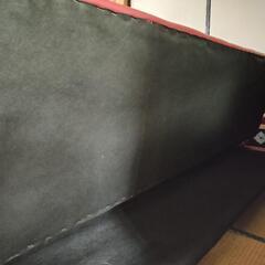 フルフラットになるソファーベッドの画像