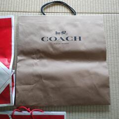 手渡し価格【COACH】ショップ袋 紙袋大 2枚 中1枚　メンズ　レディースの画像