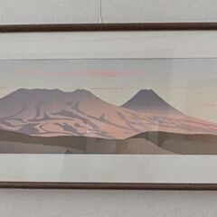 山並みの絵(リトグラフ)　マルコム ワー作