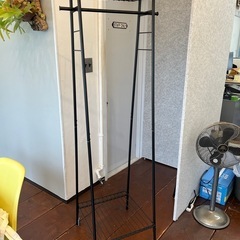 美品 ニトリ A型 スリムハンガーラック