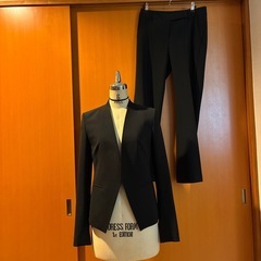 娘が入学式等に使用 theory セオリー セットアップ パンツスーツ