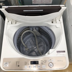 【半年間動作保証付き】SHARP 全自動洗濯機　ES-GE6D 6.0kg 2020年製の画像