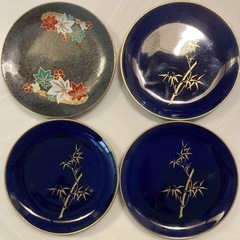 昭和レトロ　小皿4枚
