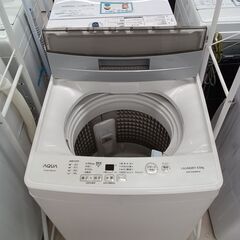 リユースのサカイ栃木店★ジモティ割あり★ AQUA 洗濯機 AQW-S45HBK 4.5㎏ 20年製 動作確認／クリーニング済み TC9166の画像