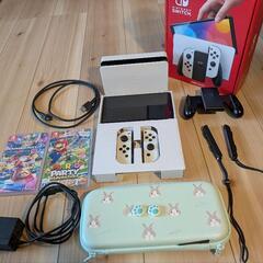 ニンテンドースイッチ　有機LEモデル　ソフトセットの画像