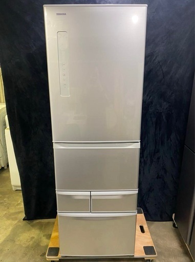 【成約済み】東芝ノンフロン冷凍冷蔵庫410L 2017年製GR-K41G(S)