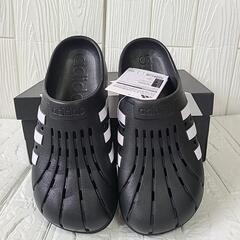 【新品..5,500円.箱アリ】adidas アディレッタクロッグ 26 ブラックの画像