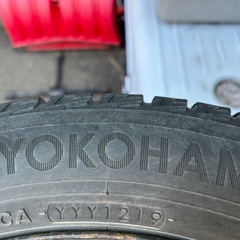 15インチ 鉄ホイール PCD100 5穴の画像