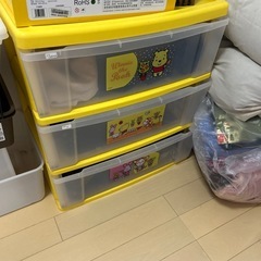 衣装ケース 3段 プーさん