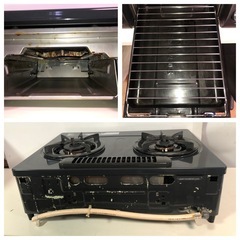 天)207.Paloma ガスコンロ　都市ガス IC-700B-Rの画像