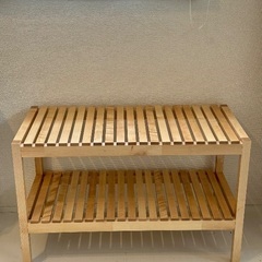 廃盤の人気商品 IKEA モルゲル ベンチの画像