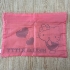 未使用　ハローキティ　メッシュポーチの画像
