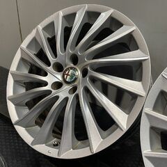 ALFA ROMEO Giulietta アルファロメオ ジュリエッタ 純正ホイール 18インチ 4本 7.5J5HPCD110+41　(MHZ726)クレジットカード QRコード決済可能の画像