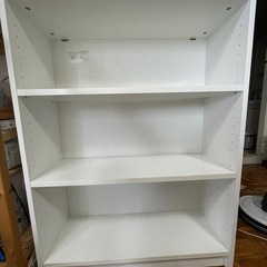 【無料】IKEA BILLY（ビリー）本棚 白｜幅80×奥行28×高さ106cm