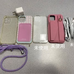 スマホケース　ライトニングケーブル　USB タップ　充電