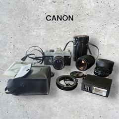 Canon FTb 一眼レフカメラ レンズ ストロボ フラッシュ...
