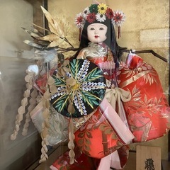 0円　日本人形　藤娘  雛人形　2025年6月29日まで　　