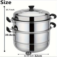 蒸し器鍋の画像