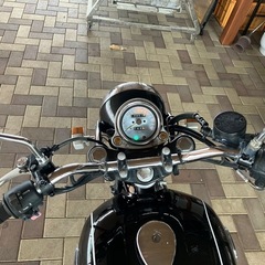 自賠責保険付き❗️KAWASAKI エストレア　BJ250A キャブ車　前後タイヤ交換　ドライブチェーン・スプロケ交換　リアキャリアステー　機関良好の画像