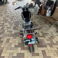 自賠責保険付き❗️KAWASAKI エストレア　BJ250A キャブ車　前後タイヤ交換　ドライブチェーン・スプロケ交換　リアキャリアステー　機関良好の画像