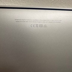 【美品】MacBook Air 2020 8G 512GB スペースグレイの画像