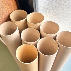 紙管 8本 長さ119cm 直径8cm 紙の芯/紙筒/クラフト/...