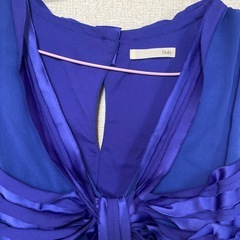 結婚式　ドレス　青　ブルーの画像
