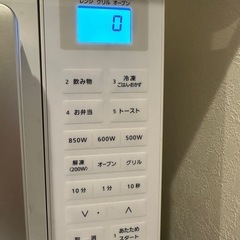 【6月下旬まで】Panasonic オーブンレンジ NE-SA2C-W 使用7ヶ月 焦げありの画像