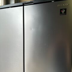 SHARP 冷蔵庫 プラズマクラスター 429L SJ-MF43K-H 2022年製の画像
