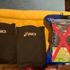 asicsバレー膝サポーター