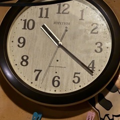 掛け時計　電波時計　　ジャンク品　商品説明読み下さい。