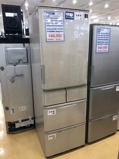 【半年間動作保証付】SHARP 2019年製　SJ-W411E-N 5ドア　412L