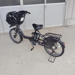 ヤマハ電動自転車前チャイルドシート子供のせの画像