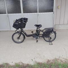 ヤマハ電動自転車前チャイルドシート子供のせ