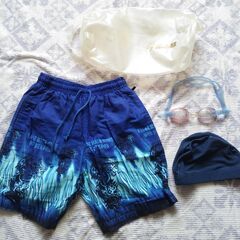 【断捨離敢行】男児用水着 トランクスタイプ 160 他　4点セット