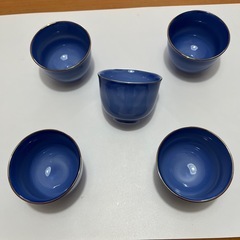 涼しげ湯呑み