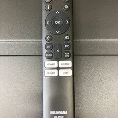 【札幌市内配送可】アイリスオーヤマ 大型モニター DO-CU55S-B 55インチ 4K スピーカー内蔵 リモコン キャスター付きスタンド 2024年製の画像