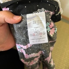 最終値下げ‼︎美品‼︎ 110㎝姫ギャル　甚平⭐︎可愛いの画像