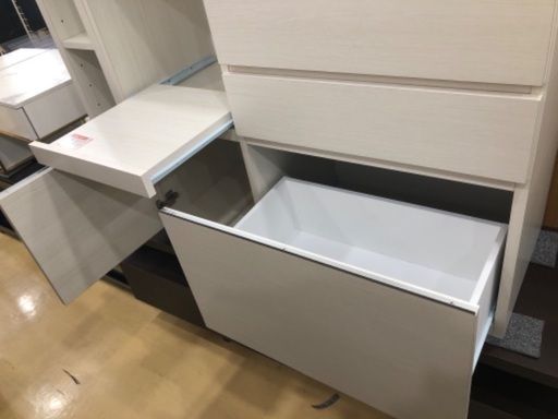軽トラック貸出サービス有】キッチンカウンター 伸縮式 引き出し付き