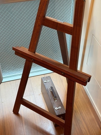 世界堂 クサカベ油絵セット イーゼル、キャンパス2枚付き