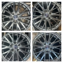 中古 16 6.5j+53-5H114.3 アルミホイール 4本...