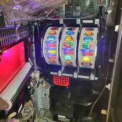 パチスロ実機5号機サンダーV コイン不要機 家庭用電源 美品の画像