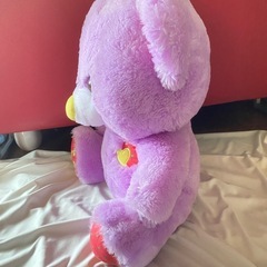【ナムコ限定】Sweet Heart Bear ビーンジャムMAXぬいぐるみ🍓💜の画像