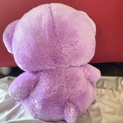 【ナムコ限定】Sweet Heart Bear ビーンジャムMAXぬいぐるみ🍓💜の画像